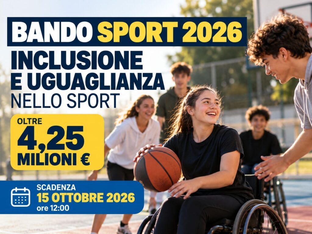 Inclusione e uguaglianza nello sport bando